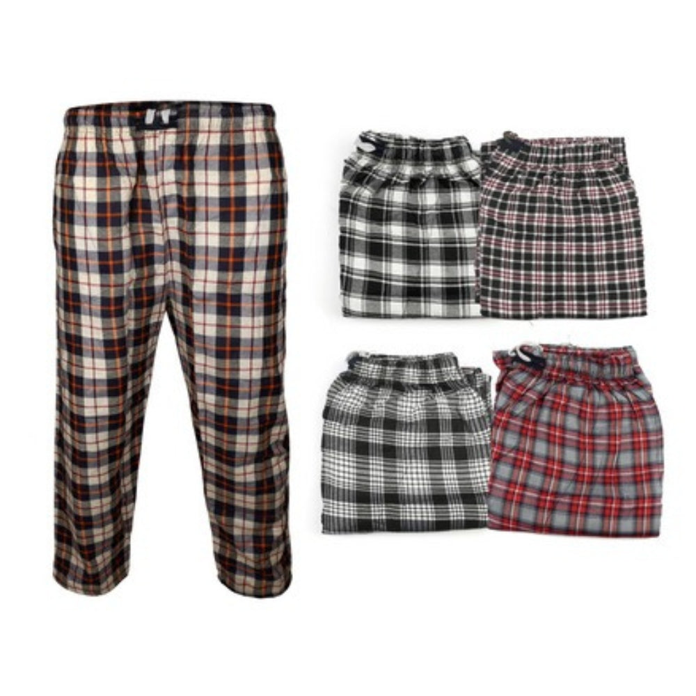 Pack Of 5 – Multicolor Cotton Check Trousers