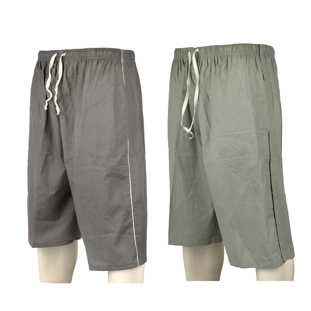 Pack Of 2 – Three Quarter Cotton Shorts