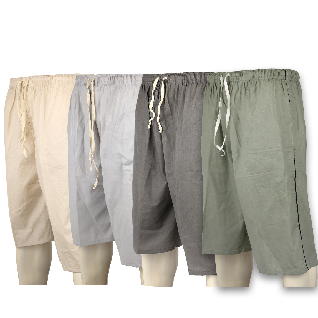 Pack Of 4- Three Quarter Cotton Shorts